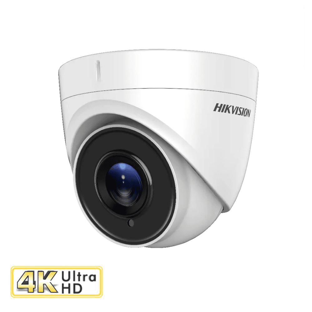 Hikvision DS-2CE78U8T-IT3 Ultra Series 8MP Outdoor IR Ultra-Low Light WDR Turret Camera - White