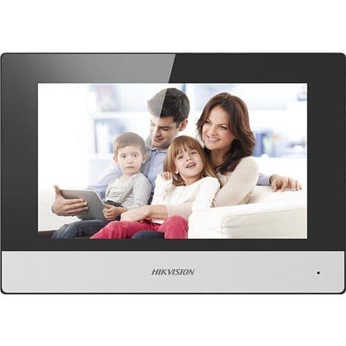 Hikvision DS-KH6320-TE1 Value Series KH6 7" Colorful Touch Screen IP-Based Indoor Station (NON WIFI)