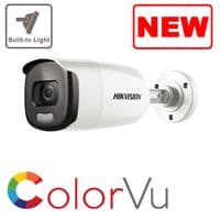 TVI 2MP ColorVu Bullet Kit 20m DS-2CE12DFT-F 4 Channel